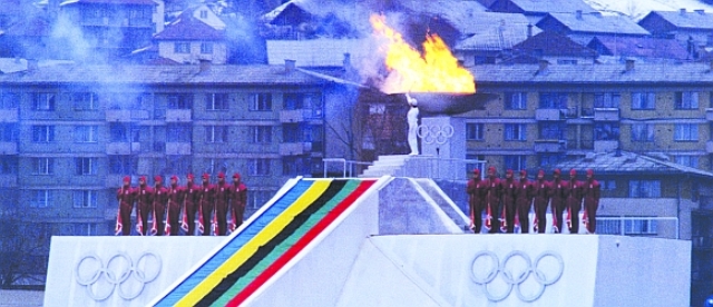 Sanda Dubravčić pali olimpijski plamen Sanda Dubravčić pali olimpijski plamen