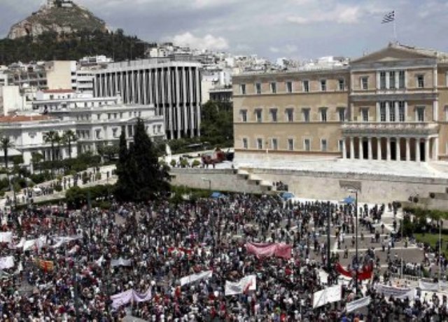 Demonstracije u Atini, FOTO: Reuters