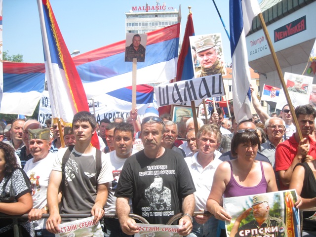 Miting podrške Mladiću u Banjaluci Miting podrške Mladiću u Banjaluci