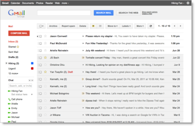 Gmail new look