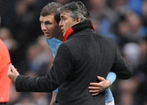 Roberto Mancini edin dzeko