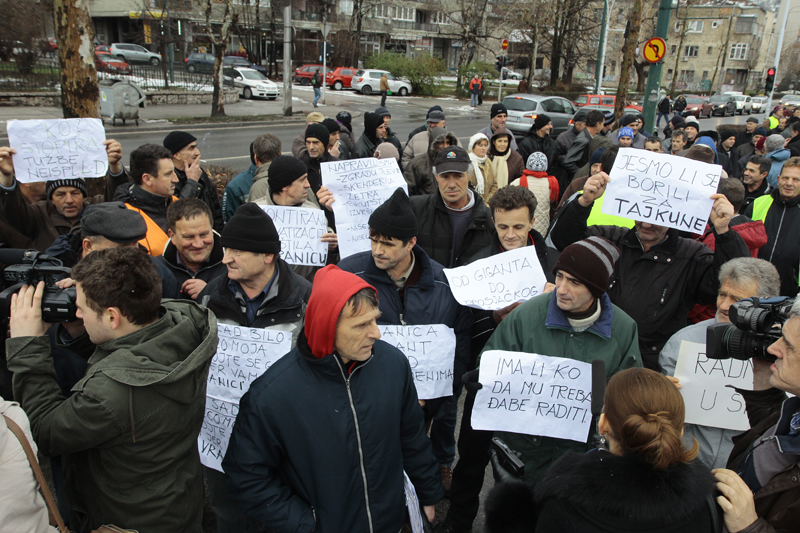 Protest radnika 