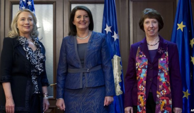 Ashton i Clinton na Kosovu Ashton i Clinton na Kosovu