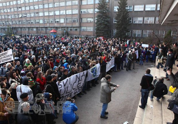 protesti protiv zagađenja u zenici protesti protiv zagađenja u zenici