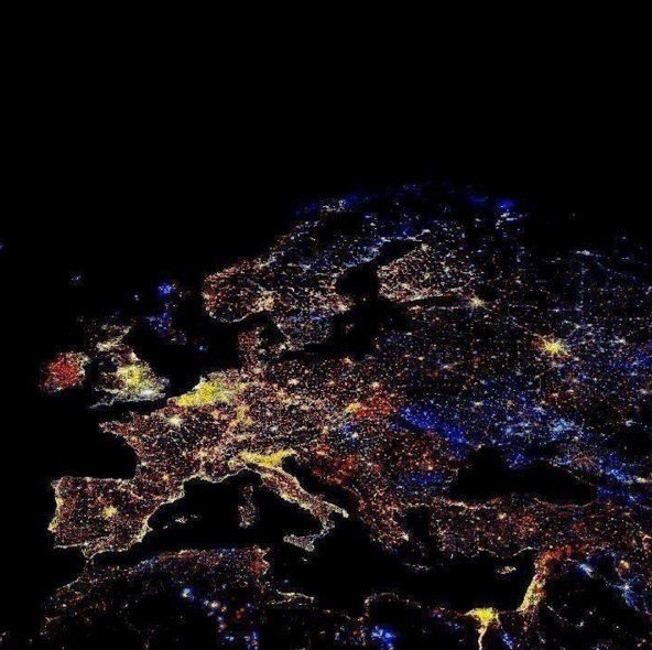 Evropa u novogodi&scaron;njoj noći