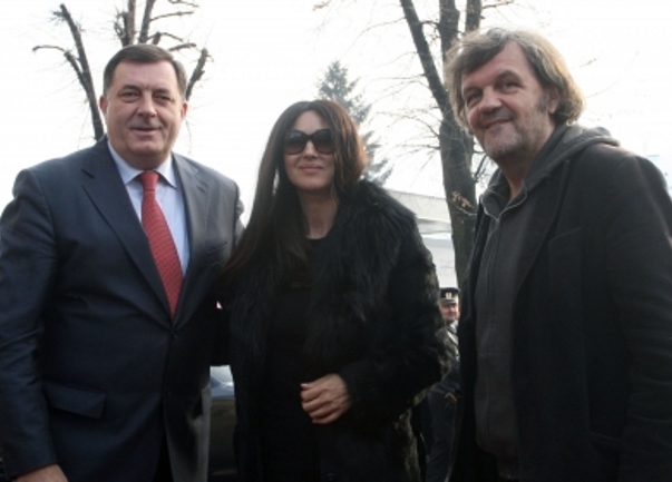Monica Bellucci, Milorad Dodik i Emir Kusturica Monica Bellucci, Milorad Dodik i Emir Kusturica