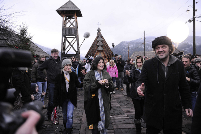 Audrey Tautou i Emir Kusturica Audrey Tautou i Emir Kusturica