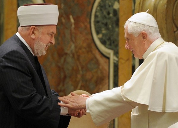 Mustafa Cerić i papa Benedikt XVI