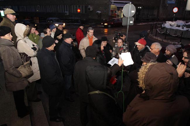 protesti ispred Opće bolnice u Sarajevu/ Foto: DEPO PORTAL