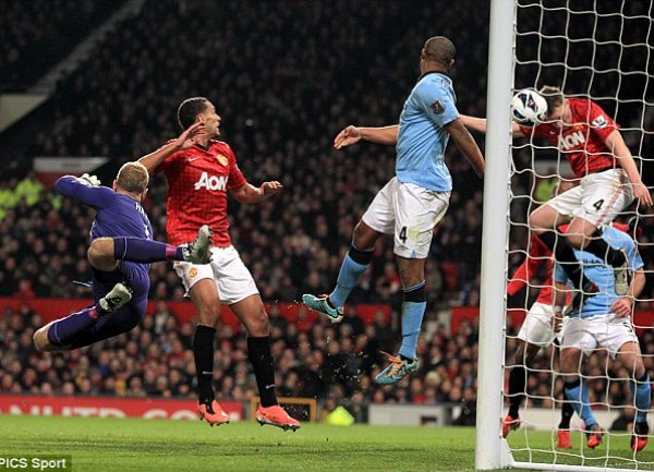 autogol manchester united i manchester city