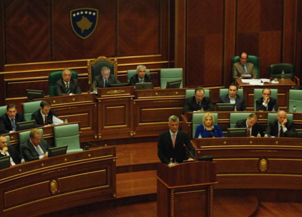 hasim taci, kosovski parlament