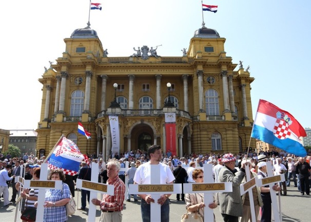 Protest u Zagrebu