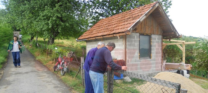 Mjesto udara groma u Pribavi kod Gračanice/ Foto: Dnevni avaz