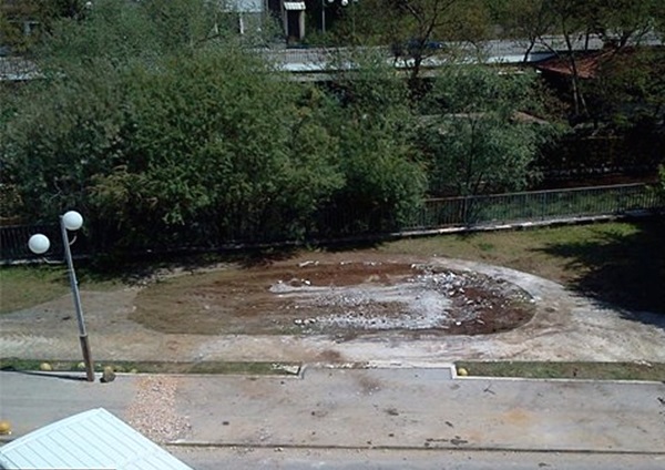 Uni&scaron;ten antifa&scaron;istički spomenik u &Scaron;irokom Brijegu