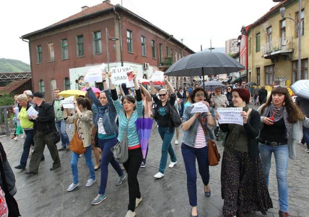 Protesti u Zenici - JMBG/ Foto: Anadolija