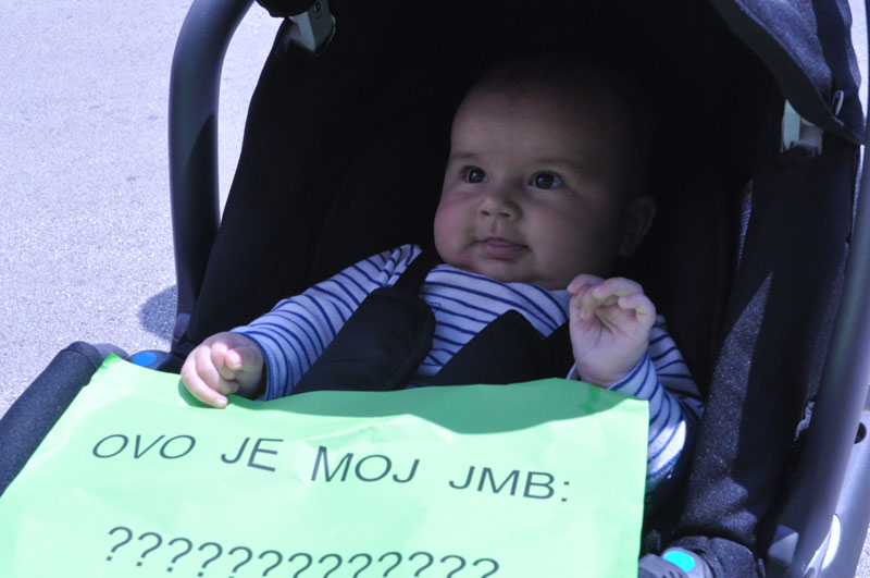 Protesti u Goraždu - JMBG/ Foto: Gorazdeonline.ba