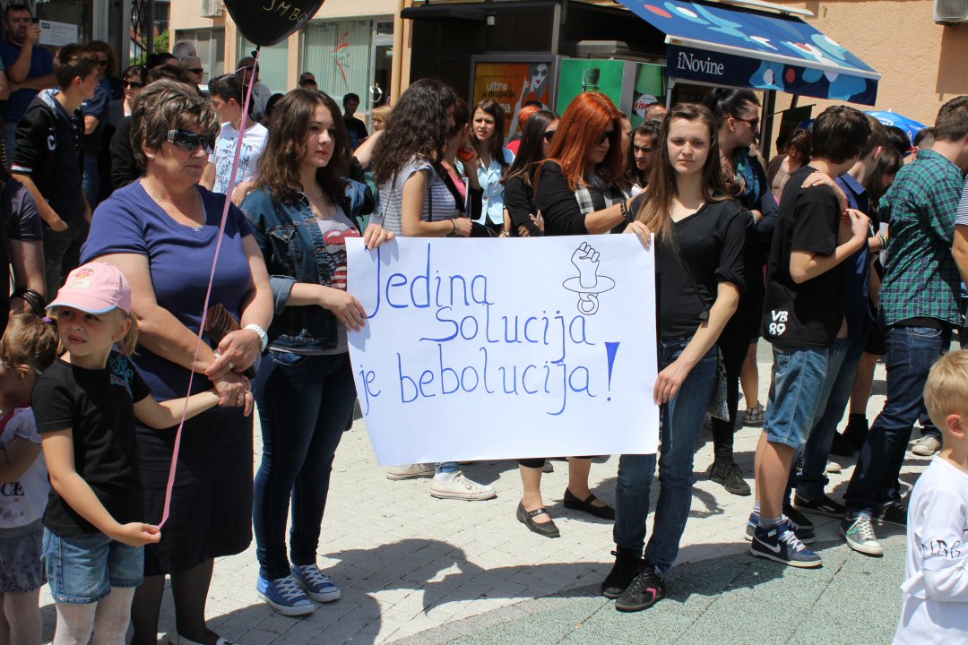 Protesti u Bugojnu - JMBG/ Foto: Mirza Balihodžić