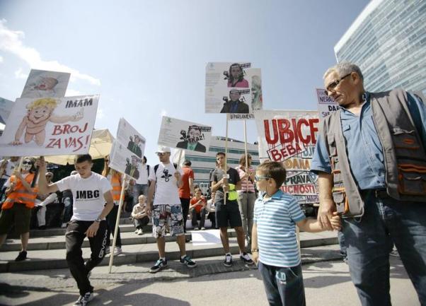 JMBG protesti u Sarajevu, 1. juli/ Foto: Anadolija