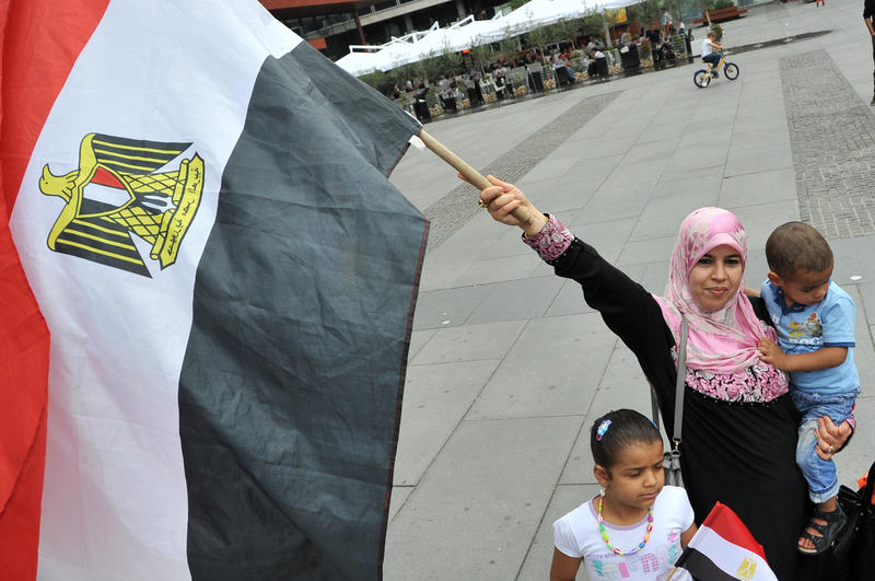 Miting podrške Mohamedu Morsiju u Sarajevu/ Foto: Anadolija Miting podrške Mohamedu Morsiju u Sarajevu/ Foto: Anadolija