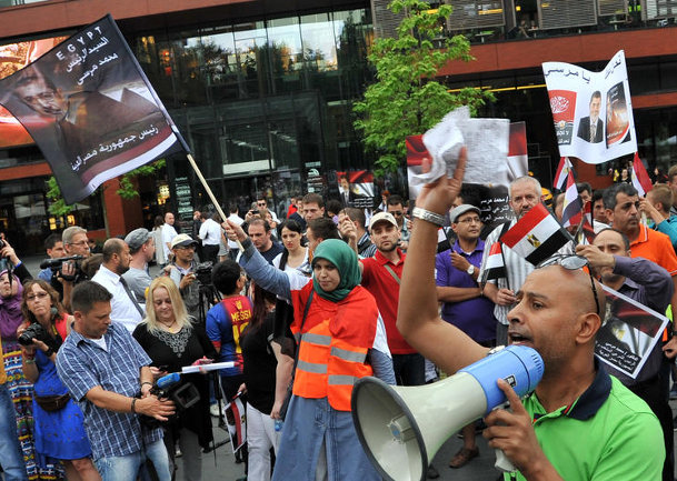 Miting podr&scaron;ke Mohamedu Morsiju u Sarajevu/ Foto: Anadolija