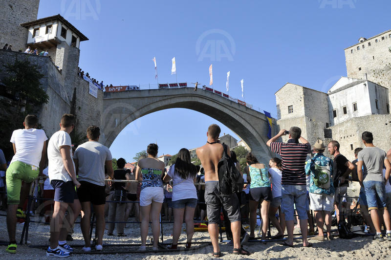 477. skokovi sa Starog mosta u Mostaru/ Foto: Anadolija