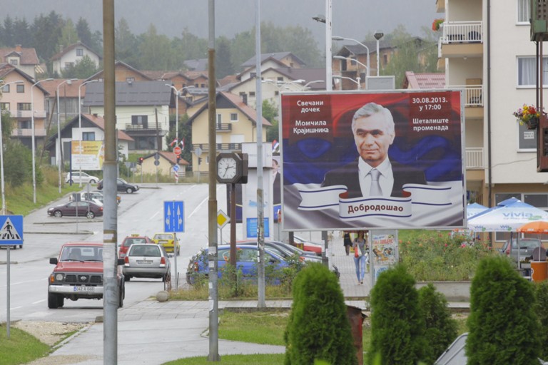 doček Momčila Krajišnika na Palama/ Foto: Anadolija