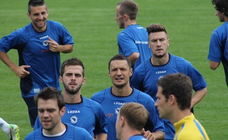 trening reprezentacije na Grbavici 2013