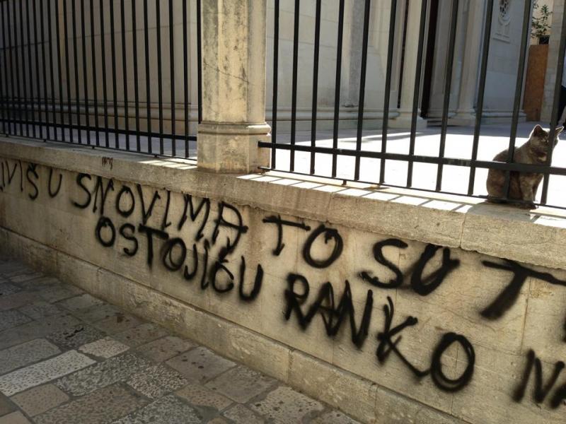 grafiti u Dubrovniku