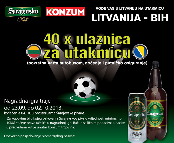 Sarajevsko pivo_Litvanija_BiH