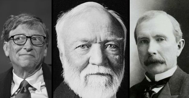 gates, carnegie, rockefeller