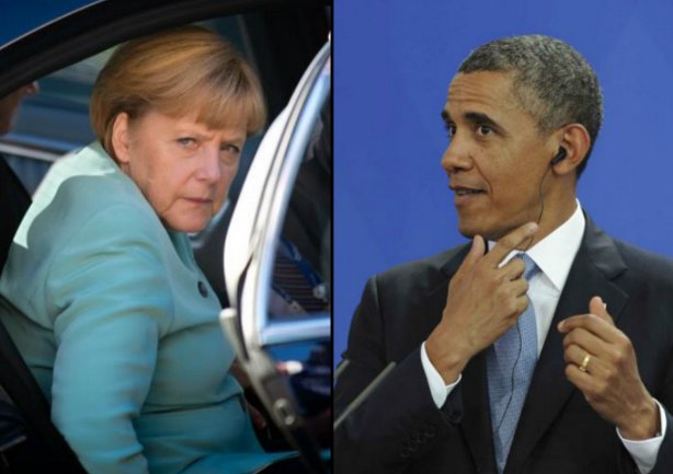 Angela Merkel i Barack Obama