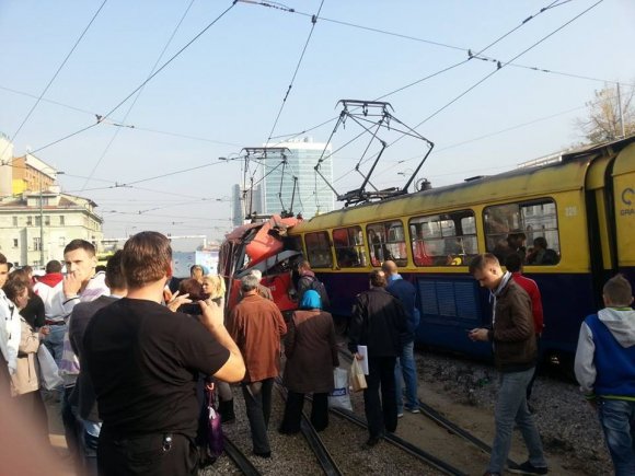 Sudar tramvaja u Sarajevu