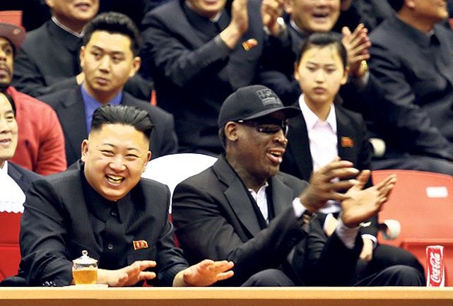 Kim Jong-un i Dennis Rodman