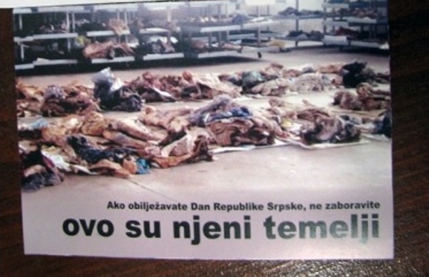Morbidne čestitke Srbima u Srebrenici