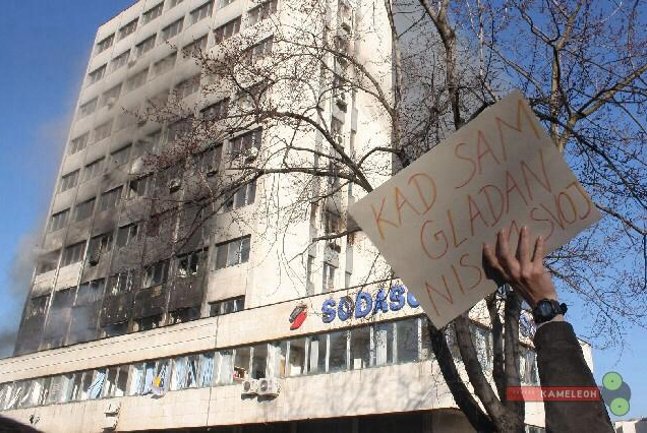 protesti u tuzli - kad sam gladan, nisam svoj