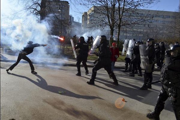 protesti u Sarajevu februar 2014/Foto: NAP