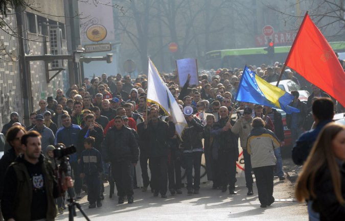 Protesti u Tuzli_februar/ Foto: AA