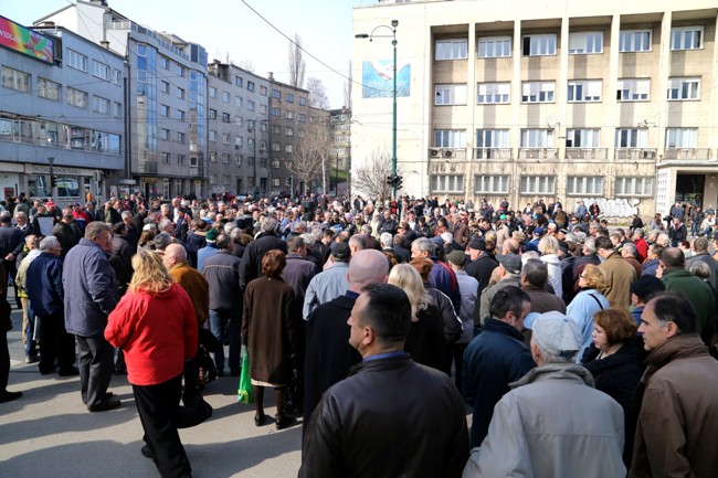 protesti u Sarajevu, februar 2014/ Foto: AA