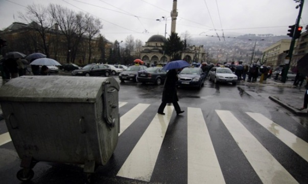 blokada sarajeva - kiša