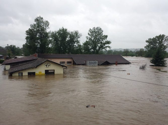 Doboj pod vodom, maj 2014/ Foto: Facebook Doboj pod vodom, maj 2014/ Foto: Facebook