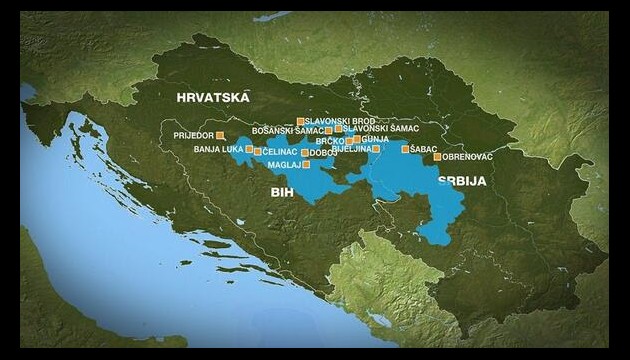 poplavljena povr&scaron;ina