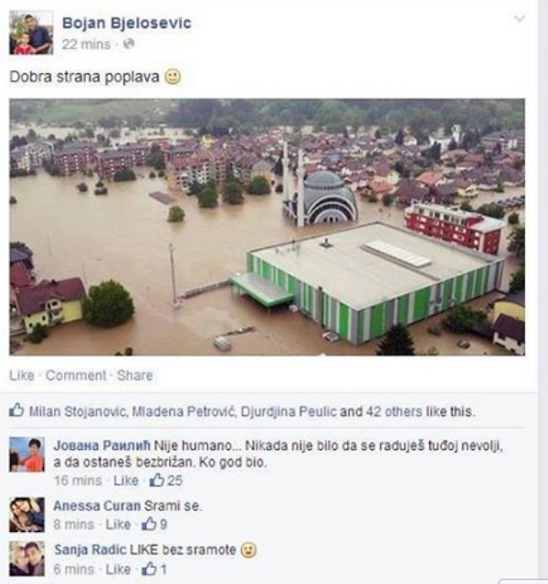 FB profil Bojana Bjelo&scaron;evića 