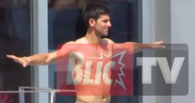Procurio snimak: Kako je Novak Đoković proslavio momačko veče