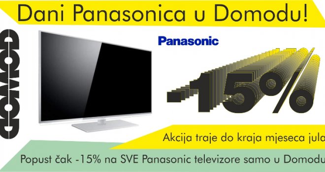 Ne rastu samo temperature, rastu i popusti u DOMOD-u: Izaberi Panasonic televizor i plati 15% jeftinije 