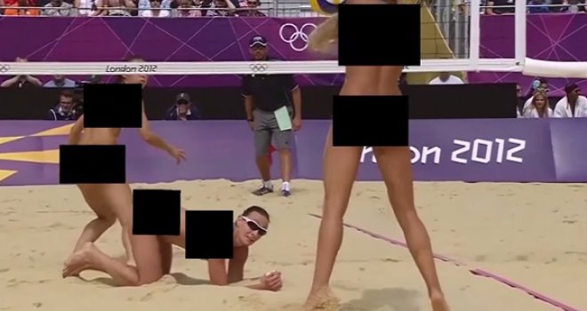 Ženska odbojka na plaži je već sama po sebi vrlo seksi, no ovo je ispalo jako,  jako prosto