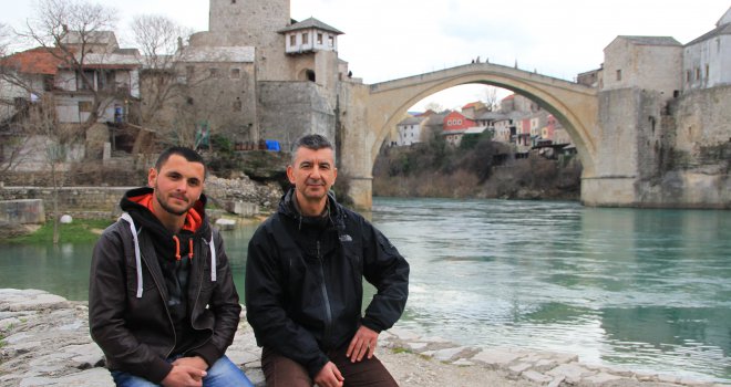 Jasmin i Miroslav o zdravoj mostarskoj perspektivi: Ante je uvijek mogao doći na most; granice su samo u ljudskim glavama!