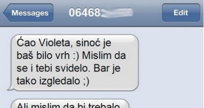 Mislio da je frajer: Poslao curi SMS da joj 'objasni kako stoje stvari' pa ispao papak