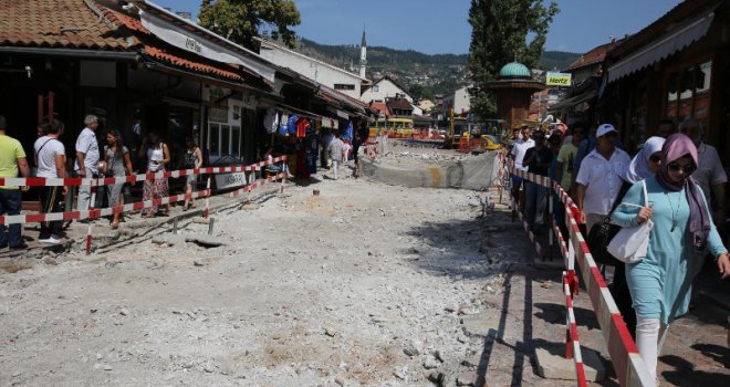Projekat vrijedan 1,2 miliona KM: Do kraja godine Baščaršija će zasjati u novom ruhu