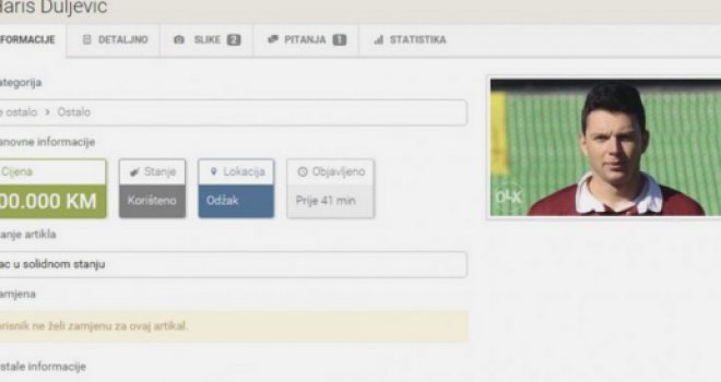 Šaljivdžije: Navijači Željezničara objavili oglas o prodaji Duljevića