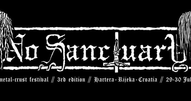 Metal-crust festival No Sanctuary ove godine 29. i 30. jula u riječkoj Harteri